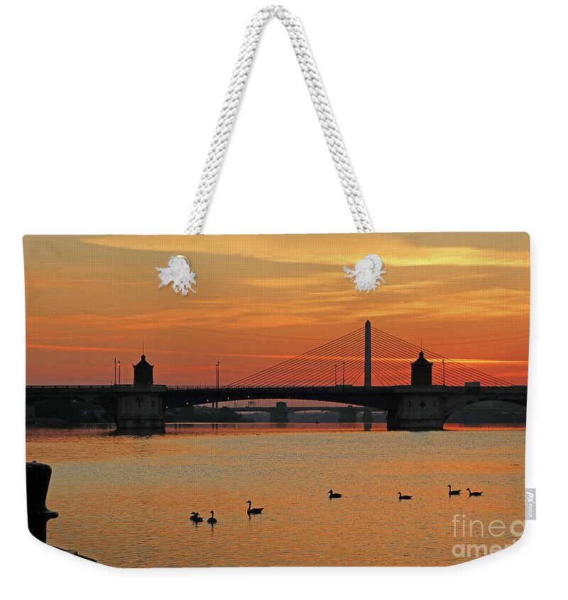 Sunrise Weekender Tote Bag featuring the photograph Toledo Sunrise July 3rd 2020 8714 by Jack Schultz