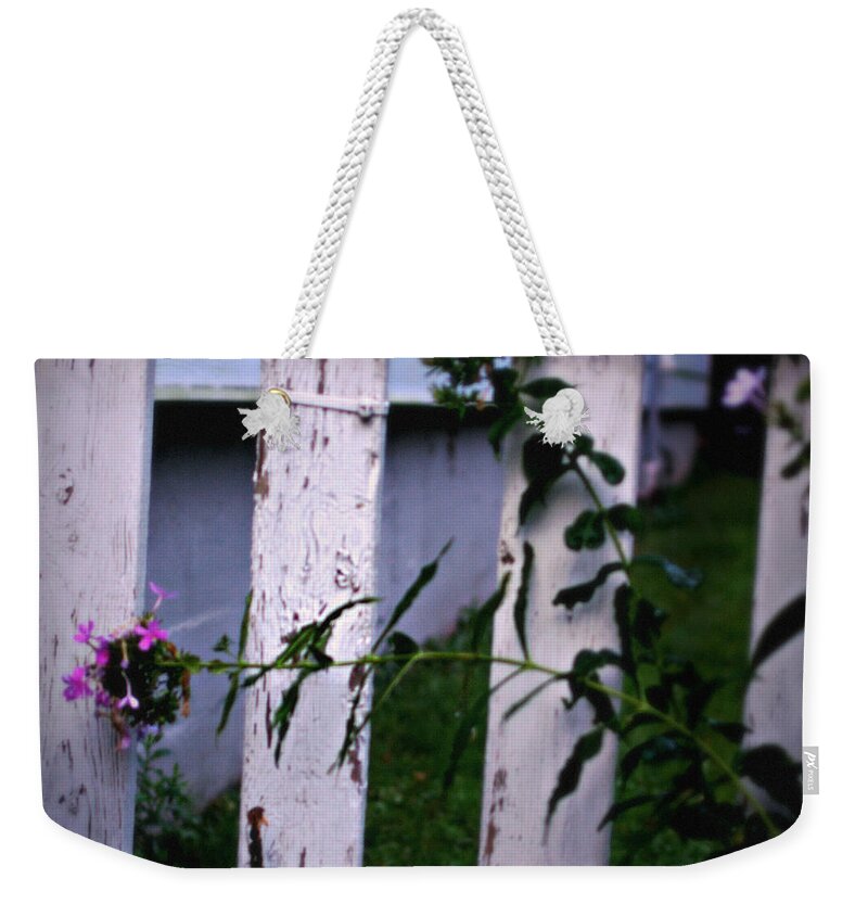 Flower Weekender Tote Bag featuring the photograph Tolerance by Frank J Casella