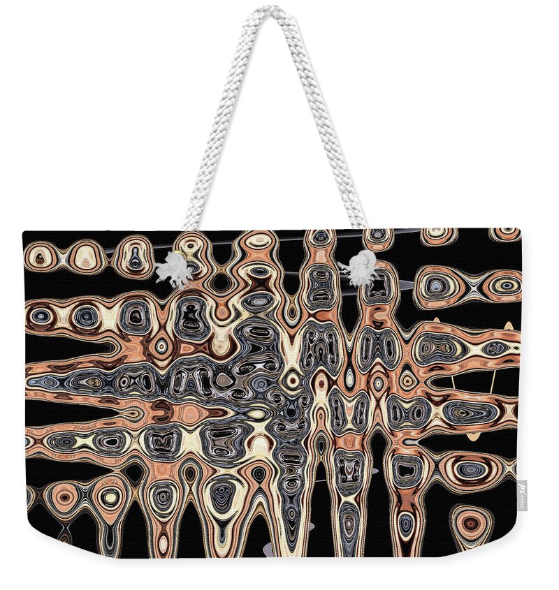 Tom Stanley Janca Forest Abstract #9321 Weekender Tote Bag featuring the digital art Tom Stanley Janca Forest Abstract #9321 by Tom Janca