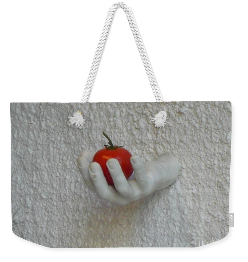 Art Weekender Tote Bag featuring the photograph Tomato by Thomas Schroeder