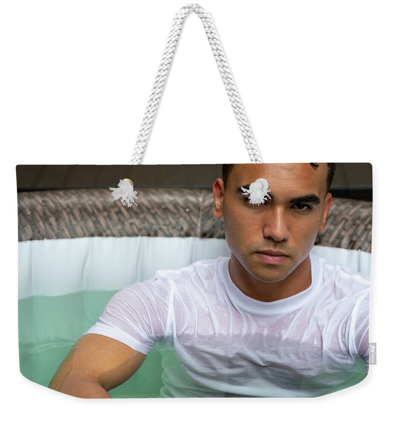 Toni Weekender Tote Bag featuring the photograph Toni by Jim Whitley