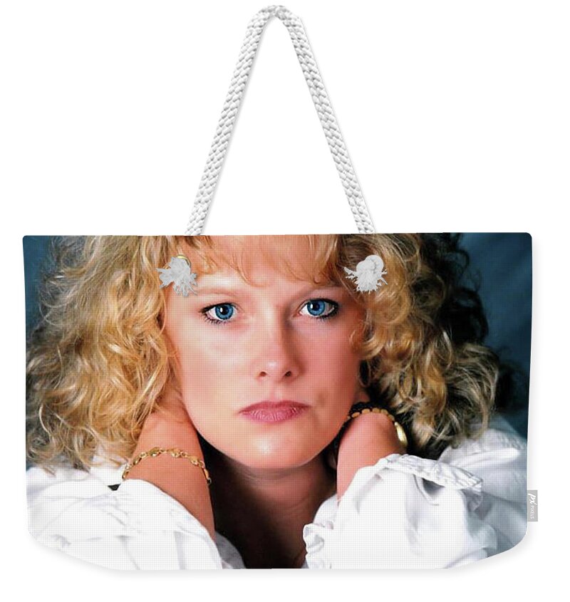 Color Weekender Tote Bag featuring the photograph Tracy by Alan Hausenflock