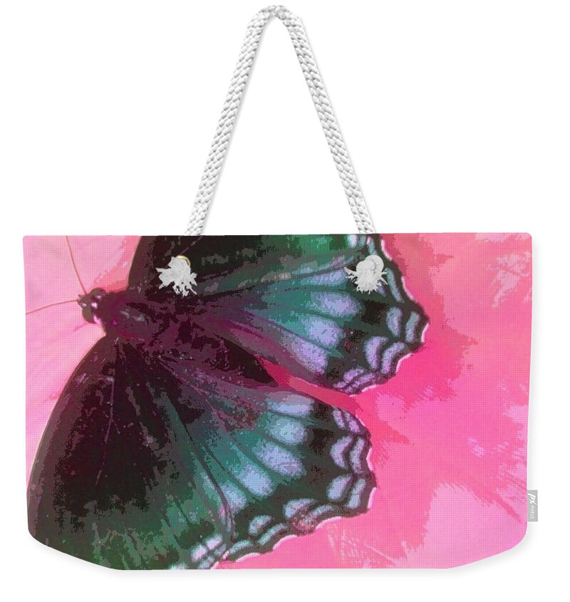 Butterfly Weekender Tote Bag featuring the photograph Tranquil Power by Andy Rhodes
