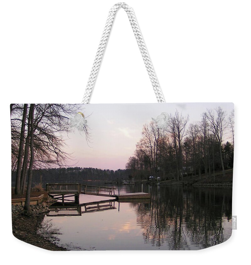  Weekender Tote Bag featuring the photograph Tranquility by Heather E Harman
