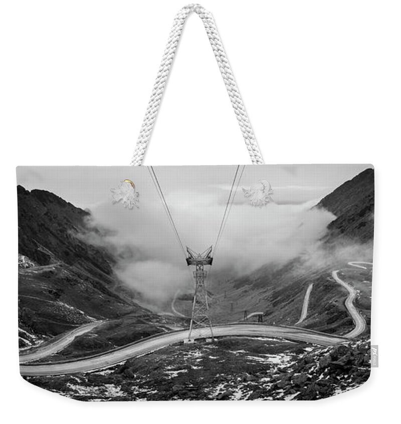  Weekender Tote Bag featuring the photograph Transfagarasan highway in Romania by Patrick Van Os