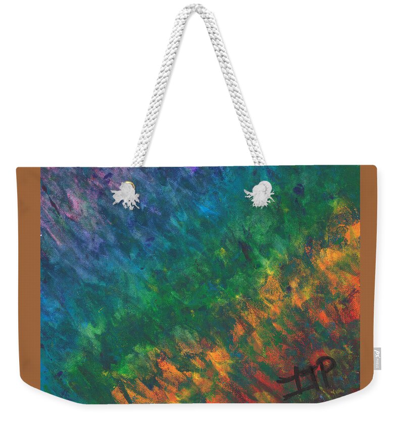 Spirituality Weekender Tote Bag featuring the painting Transmutation of Energy by Esoteric Gardens KN