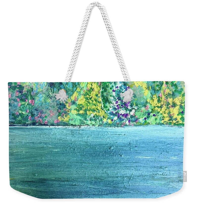 Impressionist Weekender Tote Bag featuring the painting Traveling Without A Camera . Again by Dennis Ellman