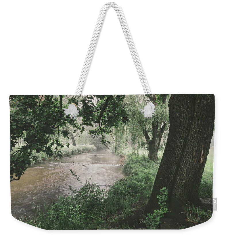 Tree Weekender Tote Bag featuring the photograph Tree by Cedar Creek by Jason Fink