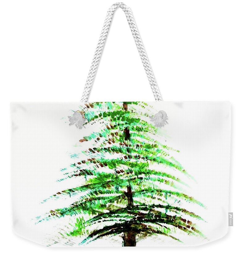 Tree Weekender Tote Bag featuring the painting Tree by Faa shie