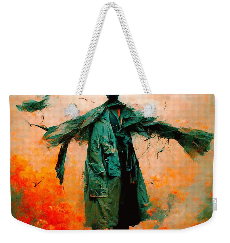 Trenchcoats Weekender Tote Bag featuring the digital art Trenchcoats #2 by Craig Boehman