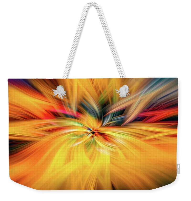 Abstract Weekender Tote Bag featuring the photograph Trinity 8 by Philippe Sainte-Laudy