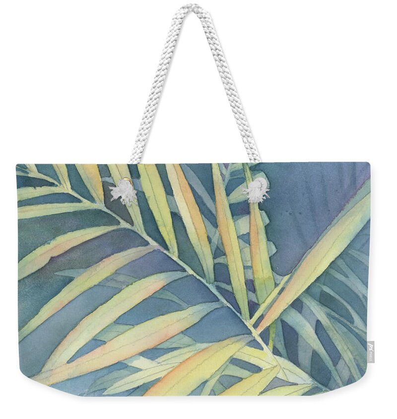 Facemask Weekender Tote Bag featuring the painting Tranquility by Lois Blasberg