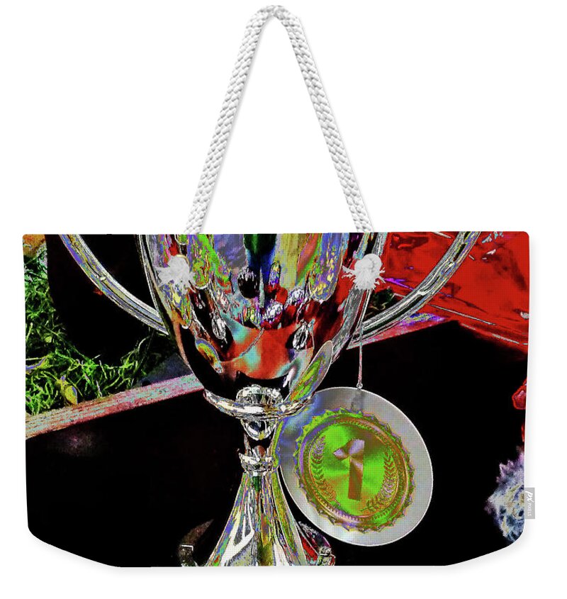 Trophy Weekender Tote Bag featuring the photograph Trophy by Andrew Lawrence