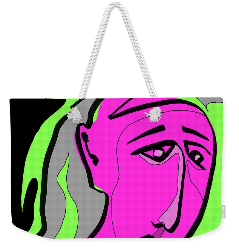Quiros Weekender Tote Bag featuring the digital art Tumult by Jeffrey Quiros