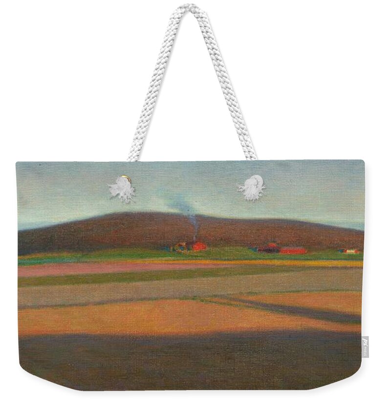  Weekender Tote Bag featuring the drawing Tunasen art by Tore Wahlstrom Swedish
