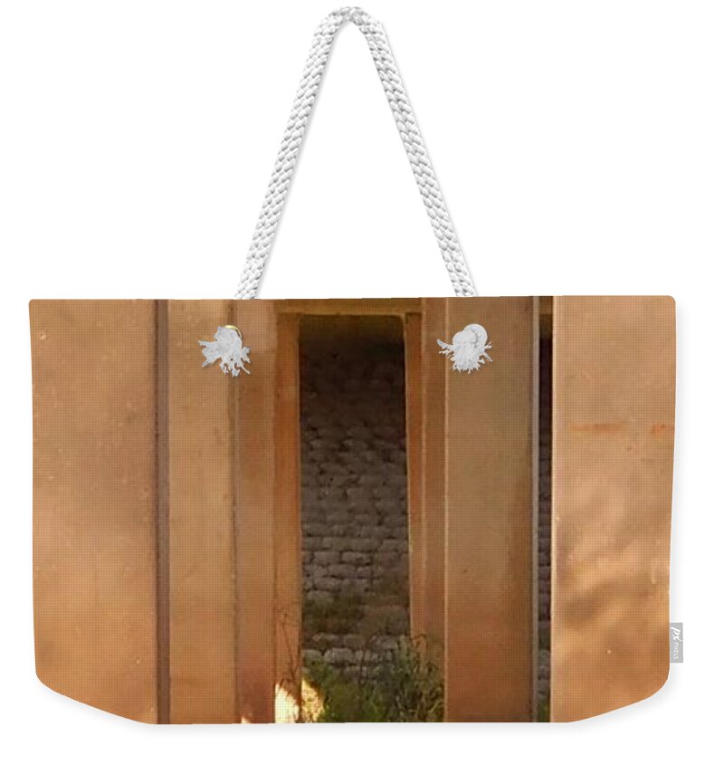 Hike Weekender Tote Bag featuring the photograph Tunnel Vision Under the Bridge by Gena Herro