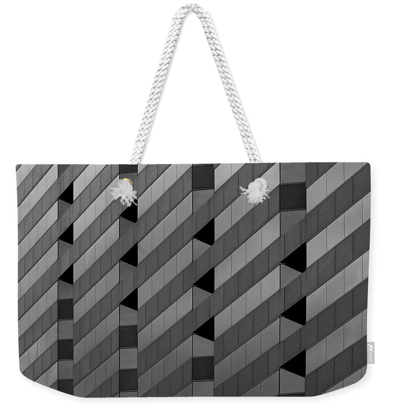 Urban Weekender Tote Bag featuring the photograph Twelve Triangles by Stuart Allen
