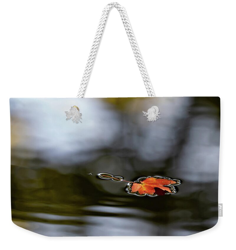 Autumn Weekender Tote Bag featuring the photograph Twin Lakes Red by Kevin Suttlehan