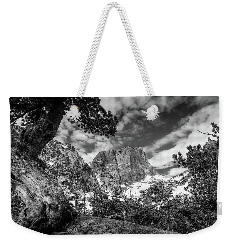 Twisted Mountain Frame Weekender Tote Bag featuring the photograph Twisted Mountain Frame by Dan Sproul