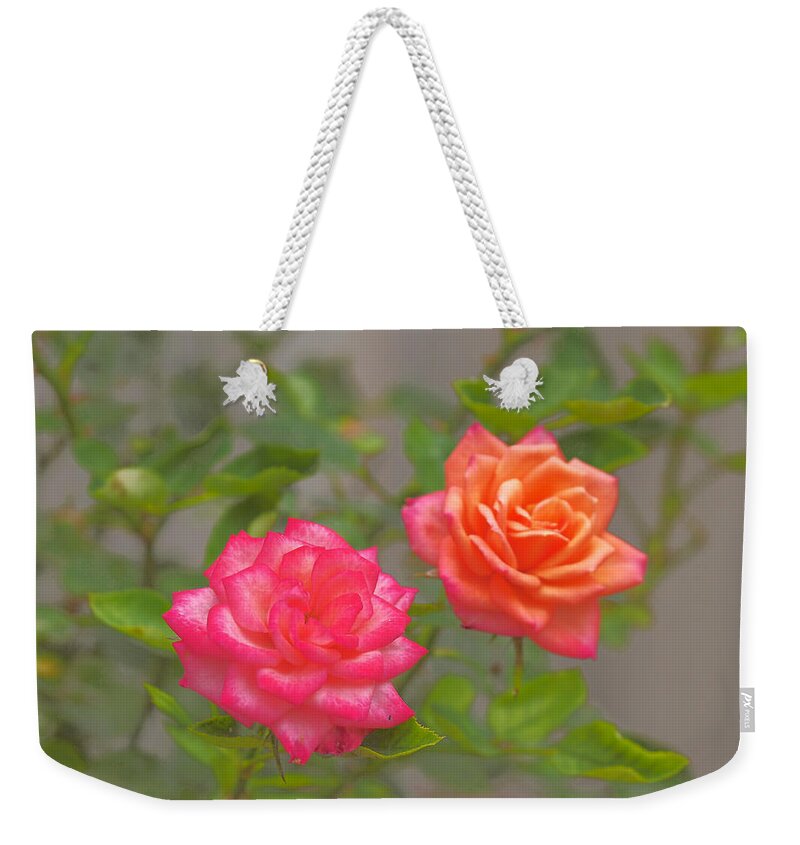 Botanical Weekender Tote Bag featuring the photograph Two in One by Richard Thomas