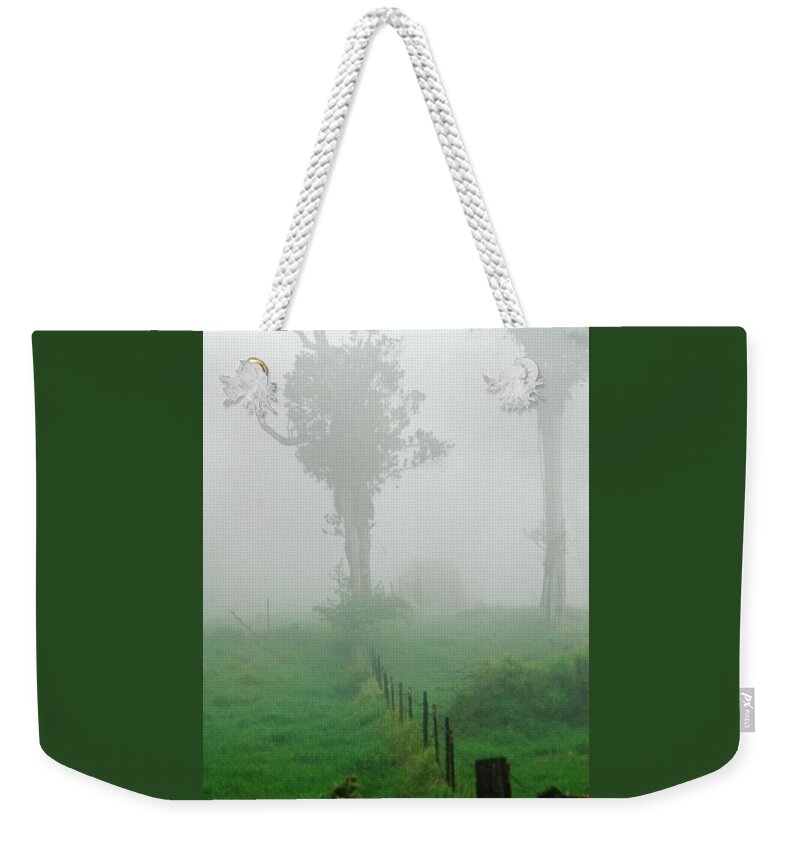 Love Weekender Tote Bag featuring the photograph Uhiwai, Heavy mists of love by Lehua Pekelo-Stearns
