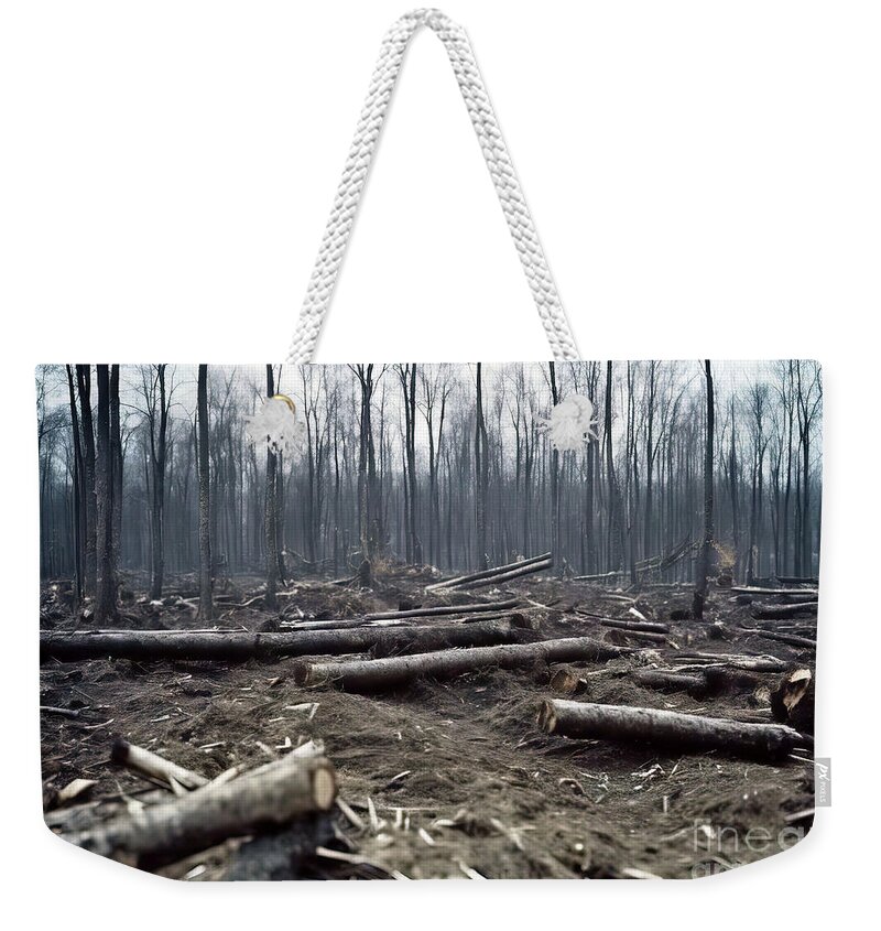 Deforestation Weekender Tote Bags