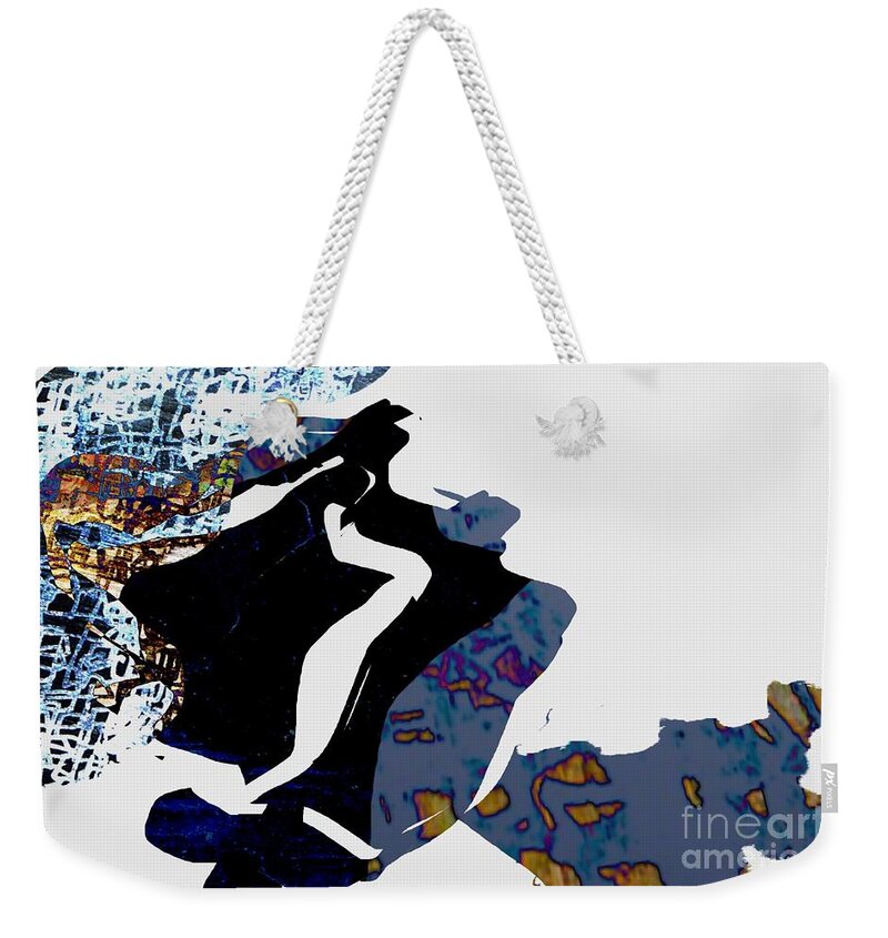 Abstract Art Weekender Tote Bag featuring the digital art Un/Tangled by Jeremiah Ray