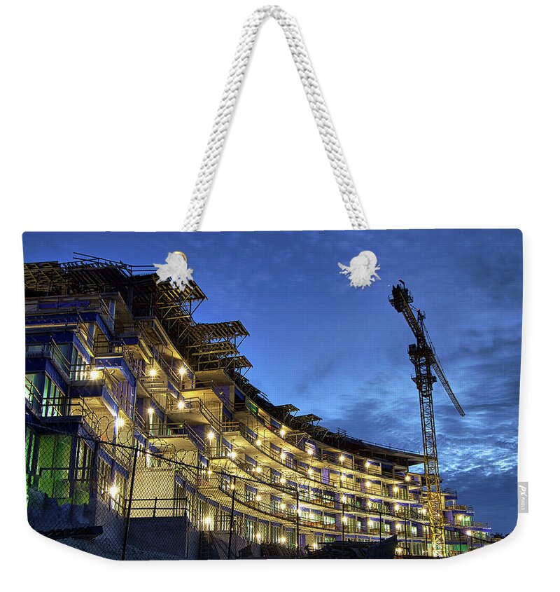 Architecture Weekender Tote Bag featuring the photograph Under Construction by Montez Kerr