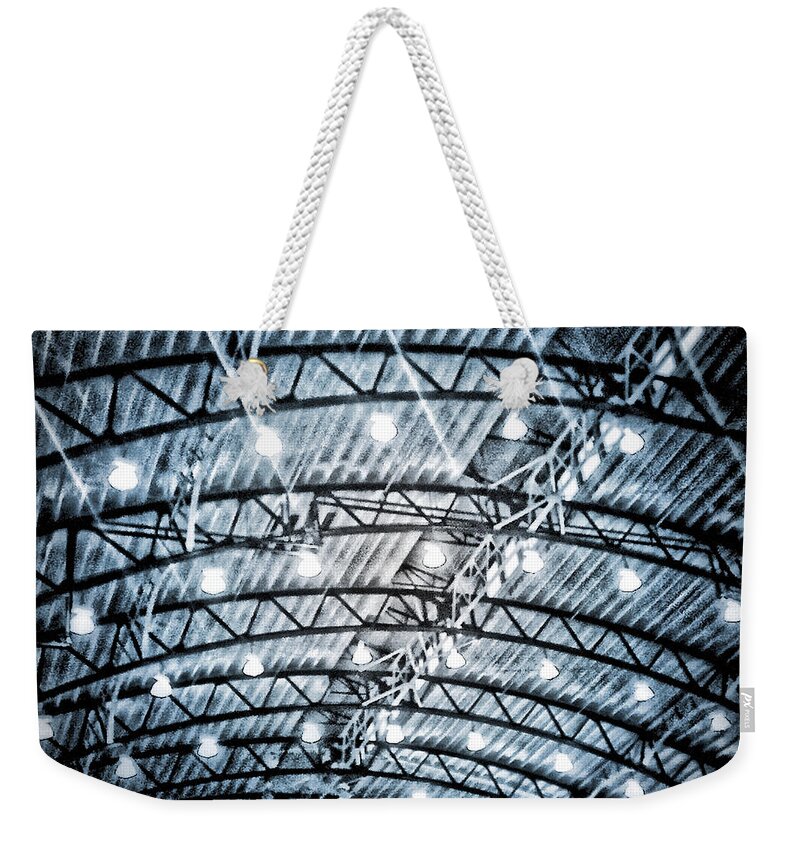 Ceiling Weekender Tote Bag featuring the photograph Under the Dome Brights by Onedayoneimage Photography