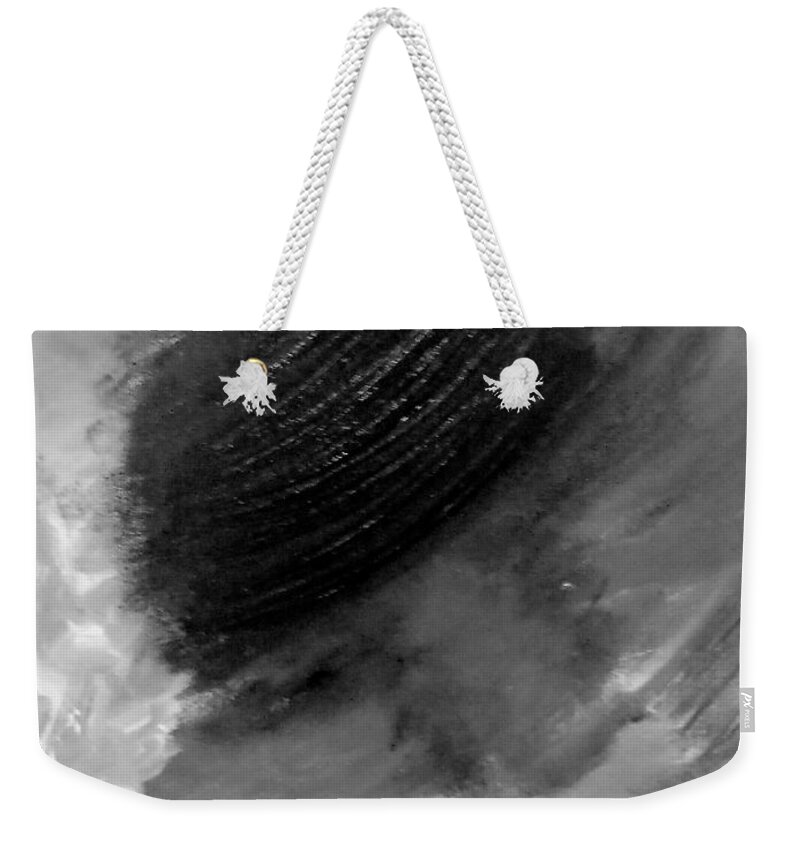 Ufo Weekender Tote Bag featuring the painting Unexpained UFO by Anna Adams