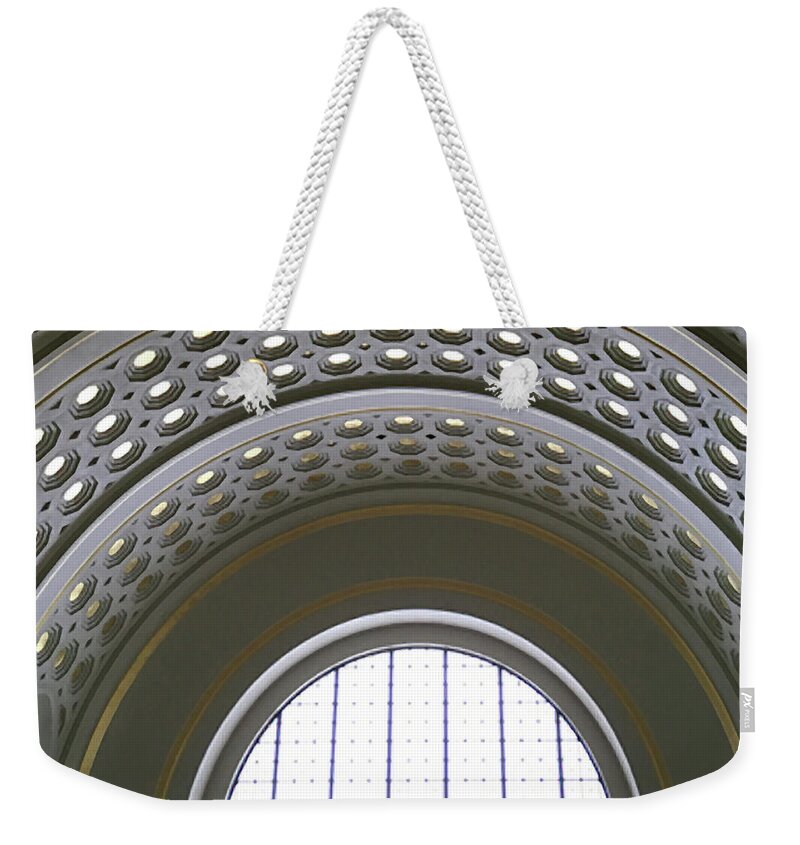 Photograph Weekender Tote Bag featuring the photograph union station 137PM by Richard Wetterauer