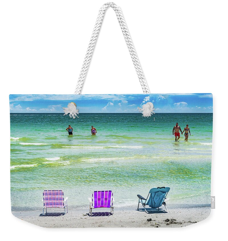 Florida Weekender Tote Bag featuring the photograph Universal Possibilities by Marian Tagliarino