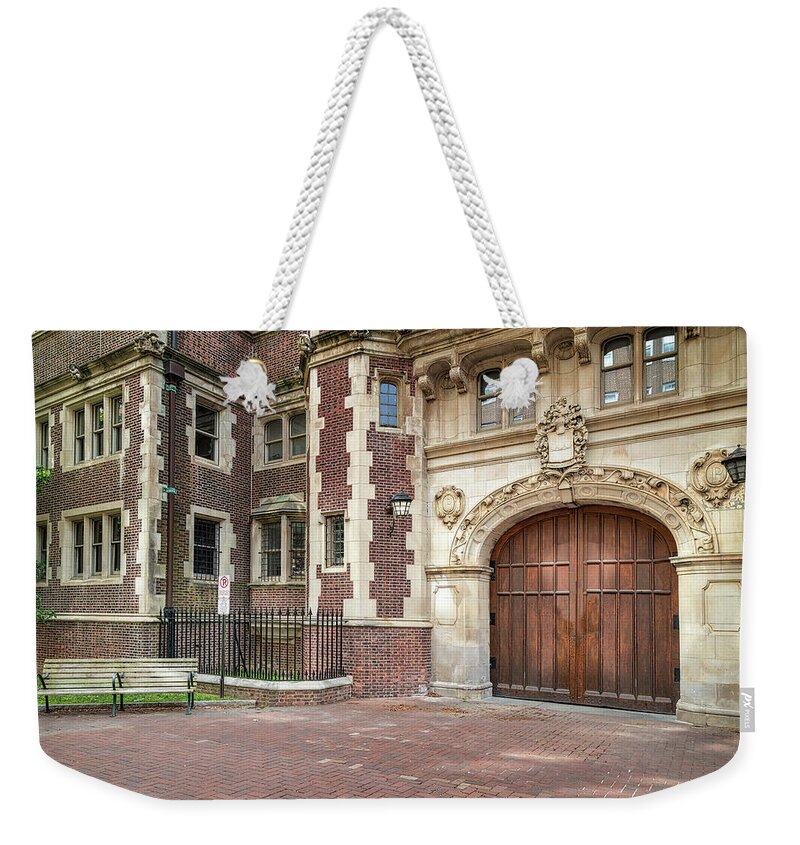 University Of Pennsylvania Weekender Tote Bag featuring the photograph University of Pennsylvania by Susan Candelario