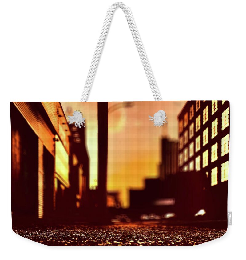 Buffy The Vampire Slayer Weekender Tote Bag featuring the photograph Unraveled Gravel by Nicholas Brendon