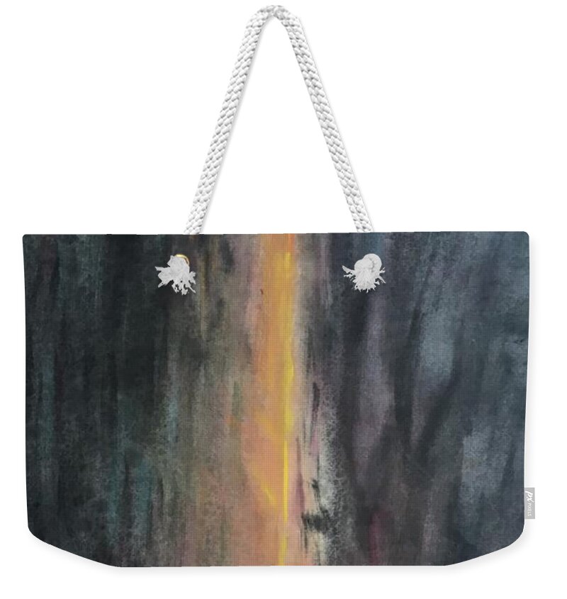Ink Painting Weekender Tote Bag featuring the painting Untitled by Carmen Lam