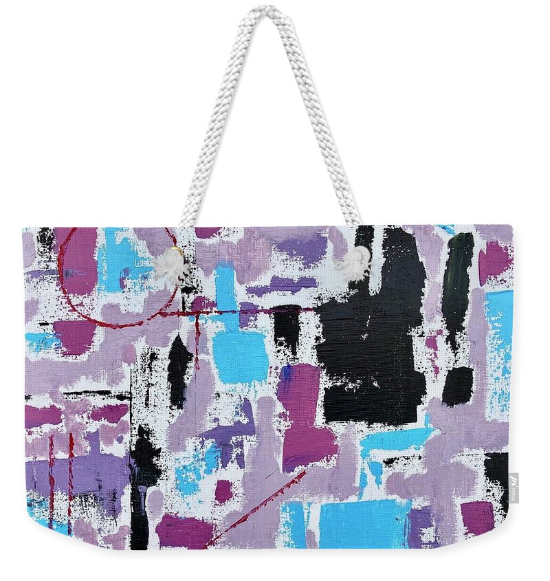  Weekender Tote Bag featuring the painting Untitled by Mike Coyne