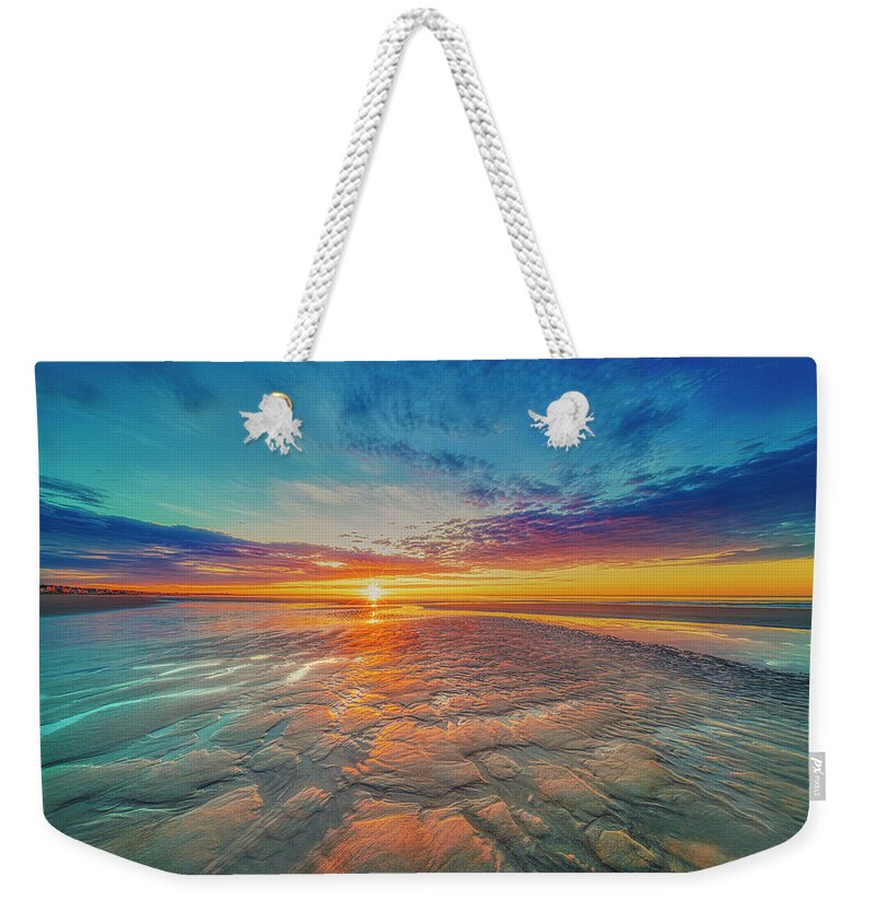 Footbridge Beach Weekender Tote Bag featuring the photograph Untold Possibilities by Penny Polakoff