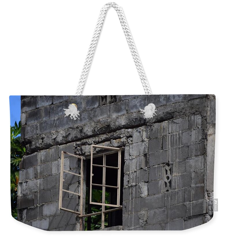 Nobody Is Home Weekender Tote Bag featuring the photograph Nobody is Home by Debra Grace Addison