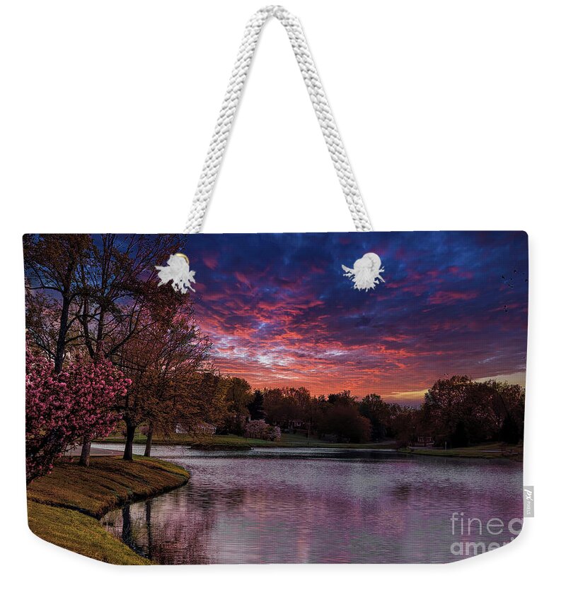 Landscape Weekender Tote Bag featuring the photograph USA Landscape Beautiful by Chuck Kuhn