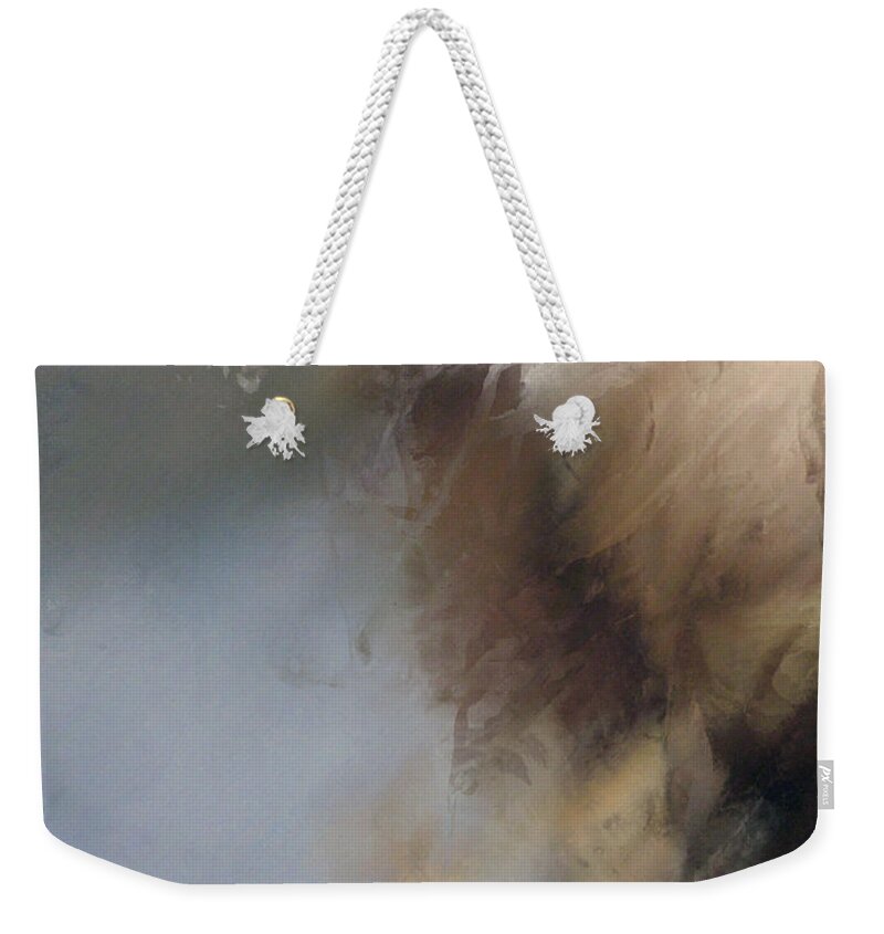 Emmett Weekender Tote Bag featuring the painting V - Horse Lords by John Emmett