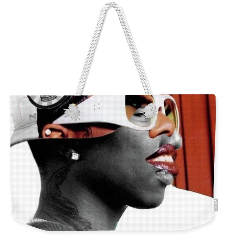 Hiphop Weekender Tote Bag featuring the digital art VA Finest by Corey Wynn