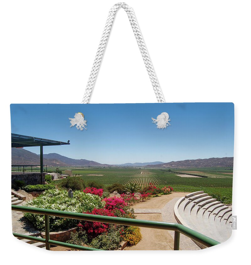 L.a. Cetto Weekender Tote Bag featuring the photograph Valle Vista by William Scott Koenig