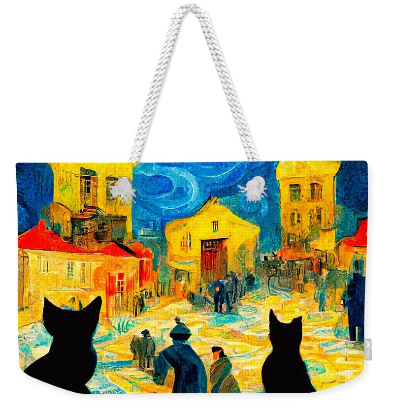 Vincent Van Gogh Weekender Tote Bag featuring the digital art Van Gogh #2 by Craig Boehman