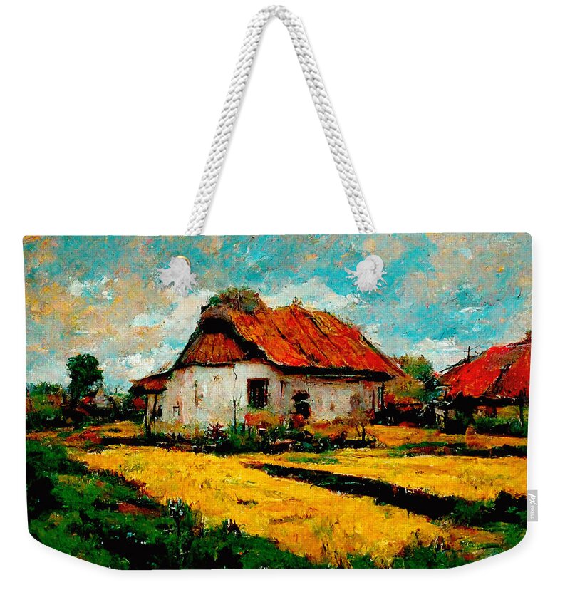 Vincent Van Gogh Weekender Tote Bag featuring the digital art Van Gogh #3 by Craig Boehman