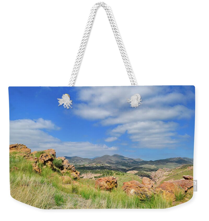 Vasquez Rocks Natural Area Park Weekender Tote Bag featuring the photograph Vasquez Rocks Natural Park by Kyle Hanson