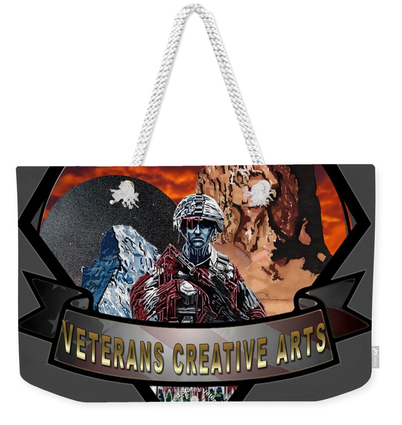 Veterans Weekender Tote Bag featuring the digital art VCA by Bill Richards