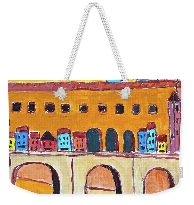  Weekender Tote Bag featuring the painting Venezia by John Macarthur