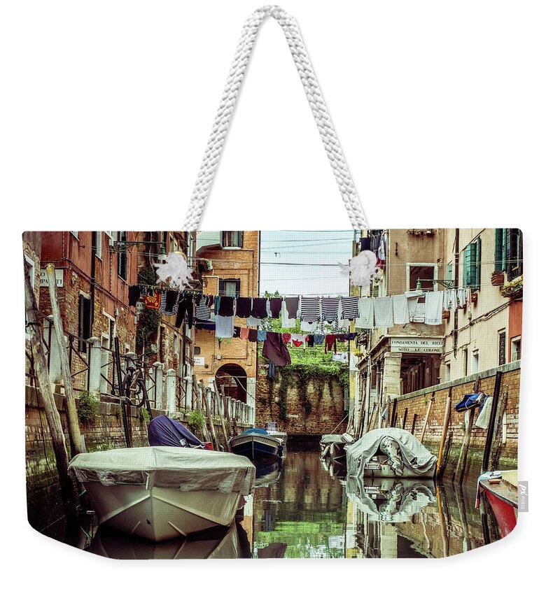 Italy Weekender Tote Bag featuring the photograph Venice #6 by Alberto Zanoni