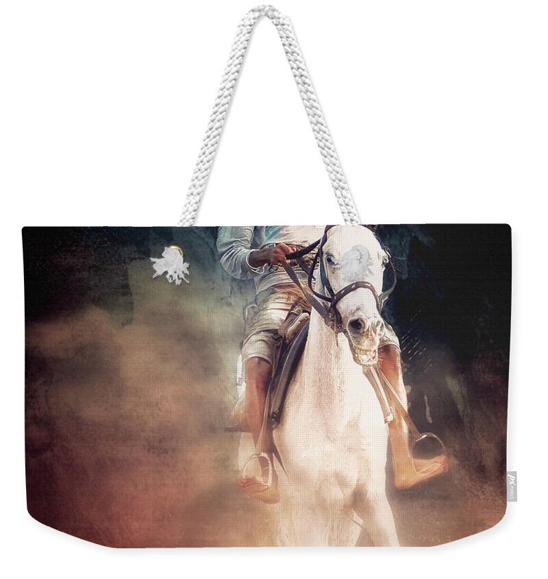 Photography Weekender Tote Bag featuring the photograph Versova Rider by Craig Boehman