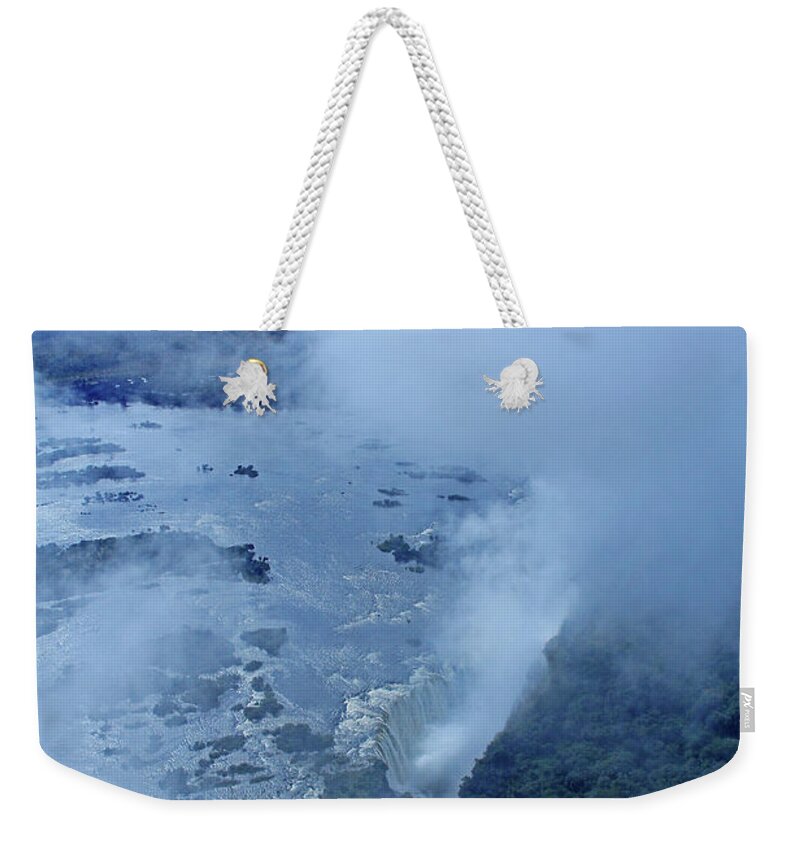 Victoria Falls Weekender Tote Bag featuring the photograph Victoria Falls - 4 by Richard Krebs
